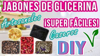 JABONES DE GLICERINA DIY  MUY FÁCILES DE HACER EN CASA  Mixi [upl. by Enalb]