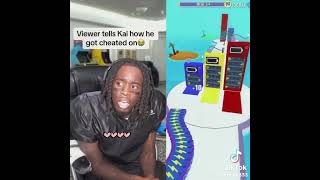 Viewers Tell Kai How He Got Cheated On😭😭 funnylaugh amp kaicenatstream [upl. by Janice]