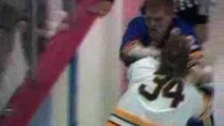 Ulf Samuelsson Hit Cam Neely 1991 Conference Final Game 3 [upl. by Yeloc]