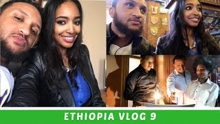 Ethiopia Vlog 9 Best TIBBS  Bemnet Restaurant amp a Surprise Birthday Party   Amena and Elias [upl. by Eibber]