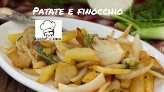 Cucina  Idea💡 con patate e finocchi  ricetta facilissima [upl. by Deden]