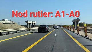 Lucrari nod rutier Autostrada A1  Autostrada A0 Sud Lot 3  Octombrie 2023 [upl. by Yrol764]