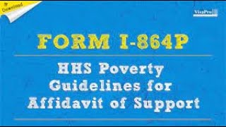 I864P 2022 Poverty Guideline For Affidavit of Support [upl. by Tiernan]