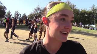 Sadie Engelhardt of Ventura 1st Place Girls 5K Bill Buettner Championship ASICS Clovis Invitational [upl. by Cathleen]