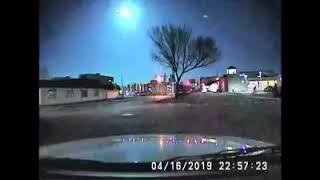 Meteor Caught on Police Dash Cam [upl. by Amzu342]