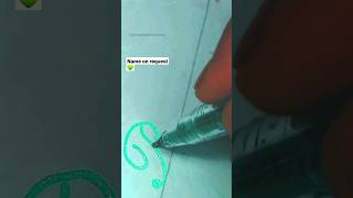 Gel pen writing  Gel pen calligraphy Monoline calligraphy [upl. by Pratte857]