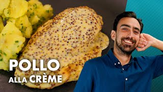 Petto di pollo alla crème la ricetta francese definitiva [upl. by Ahsinor]