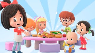 Frutas y verduras y más canciones infantiles con la Familia Telerín [upl. by Teryn]