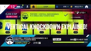 PERFORM 1 VERTICAL KNOCKDOWNS IN A SINGLE DAILY EVENTS RACE ASPHALT 9 LEGENDS  FERRARI SEASON [upl. by Dudley593]