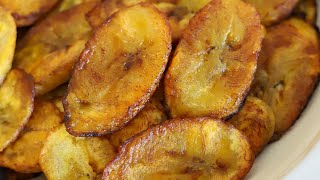 FRIED PLANTAIN RECIPE  easy side ready in 10 mins  The Seasoned Skillet [upl. by Fast]