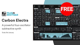 Free VST Synth  Carbon Electra by Plugin Boutique [upl. by Nehgem]