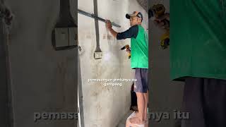 Pasang pintu sliding geser review tips [upl. by Naloj]