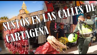 BROMAS DE SUSTOS EN LAS CALLES DE CARTAGENA BROMAS 2019 2020 LOS HERMANOS CENTENO [upl. by Polito]