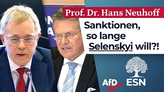 Unfassbare Ansage von EUKommissionsvize – Prof Dr Hans Neuhoff AfD [upl. by Shippee]