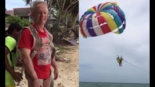 Australian tourist plunges to his death while parasailing in Thailand [upl. by Lucier532]