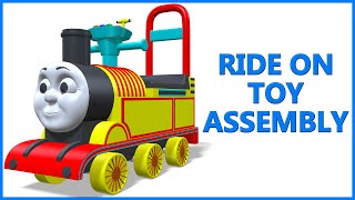 Train Toy Assembly Video for Preschool Children  Train Ride On for Toddlers Babies amp Kids Videos [upl. by Micro465]