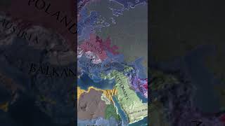 South Slavic Nations Are United eu4timelapse eu4austria history eu4 eu4byzantium map empire [upl. by Rafat]