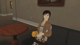 Sasha ate Erens burger AOT VR [upl. by Kean632]