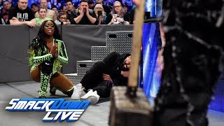 Jey Uso vs Harper SmackDown LIVE April 17 2018 [upl. by Adallard]