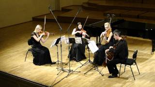 Prezioso Quartet quotLivequot  PVasks String Quartet No4 I [upl. by Yhtimit]