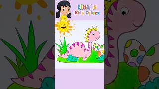 Cute dinosaur  Kids Songs ✨💖🌟 shorts nurseryrhymes drawing [upl. by Warrenne971]