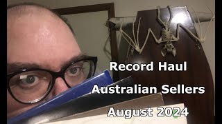 Vinyl Record Haul From Australian Discogs Sellers  August 2024 [upl. by Anierdna]