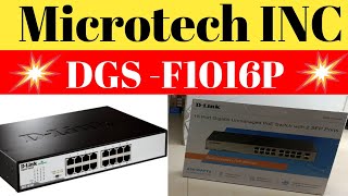 microtechinc 18 port gigabit Unmanaged Switch with SFP ports [upl. by Boucher]