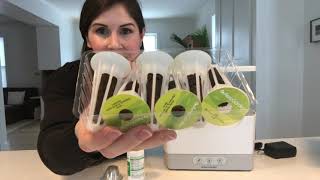 AeroGarden unboxing amp setup Harvest 6pod [upl. by Corell]