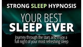 Deep Sleep Hypnosis STRONG EFFECT  Fall Asleep Fast Tonight  Black Screen [upl. by Bleier]