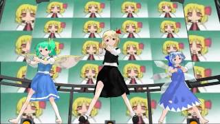 Touhou MMD  Rumias Rainbow Soda Dance 720p [upl. by Lleneg]