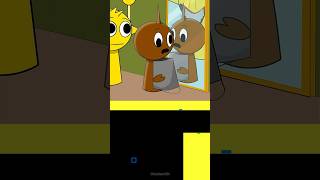 Sprunki Simon and Brown 2DStyle Animation  Blue Bouncing Square [upl. by Novyaj334]