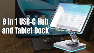 Boost Your Productivity with BYEASYs Tablet USBC Dock amp iPad Stand Review [upl. by Akinahs]