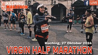 Running at Virgin Half Marathon Kuching [upl. by Koeppel]