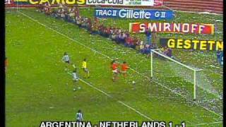 1978 final WC Argentina  Netherlands 31 aet [upl. by Ceil]