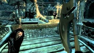 Horseless Headless Horsemanns Headtaker in Skyrim [upl. by Latsyrhk168]