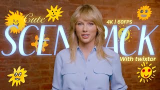 taylor swift cute scenepack with twixtor 4K60FPS no background audio [upl. by Tsepmet773]