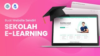 CARA MEMBUAT WEBSITE SEKOLAH  ELEARNING DARI NOL SAMPAI ONLINE  FULL LENGKAP [upl. by Hartmann42]