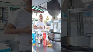 LA PIZZA FRITTA DI ENZO 😋 pizza streetfood napoli food [upl. by Zelten]