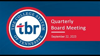 September 2023  Quarterly Board Meeting  September 22 2023 [upl. by Farleigh]