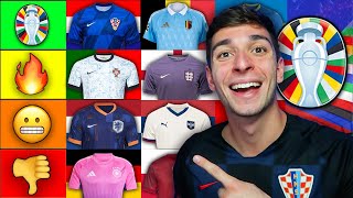 RANKING EVERY EURO 2024 AWAY KIT [upl. by Eesyak308]