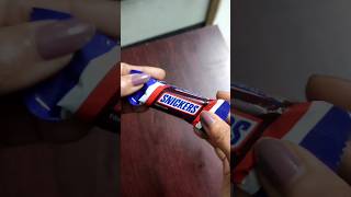 Snickers Chocolate 🍫😋shortsyoutube swadkavardan [upl. by Anez374]