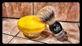 Tutorial  Come montare il sapone da barba in viso Face Lathering [upl. by Fletch]