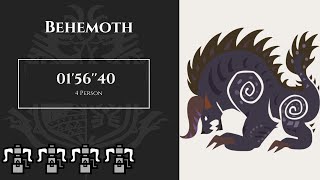 MHW 4p Behemoth 156quot40 World Record [upl. by Murrell284]