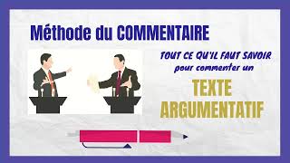 Tout savoir pour faire le commentaire dun texte dargumentation [upl. by Auqinot]