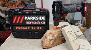 PARKSIDE PERFORMANCE PSBSAP 12 A1 RECHARGEABLE HAMMER DRILL [upl. by Tadeas997]