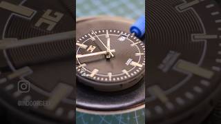 Watch dial made up of Printed Circuit Board PCB watchmaking horology [upl. by Hardi482]