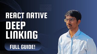 Hindi  React Native Deep Linking with real website Link  Full Tutorial [upl. by Erlin]