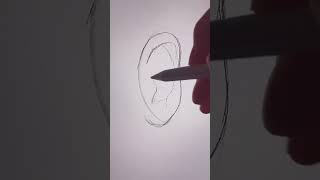 Tuto DESSIN OREILLE 👂🏻 arttutorial tutodessin dessin [upl. by Zeitler]