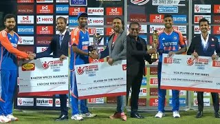 India vs Sri Lanka 3rd T20I PRESENTATION CEREMONY 30072024  Washington Sundar MOTM Super Over [upl. by Welcome397]