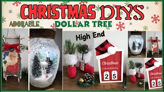 DOLLAR TREE ADORABLE DIYS⛄🎄 SO MUCH FUN TO MAKE HIGH END [upl. by Lesig]